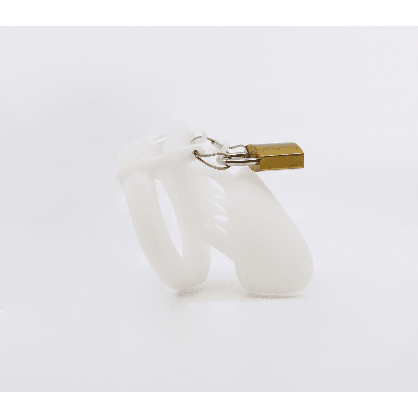 Love In Leather - Silicone Cock Cage | Short Clear