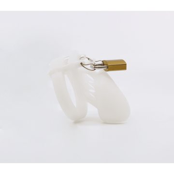 Love In Leather - Silicone Cock Cage | Short Clear