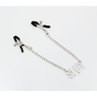 Love In Leather - Word Plate Nipple Clamps | Slut