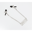 Love In Leather - Word Plate Nipple Clamps | Daddy