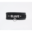 Love In Leather - Diamante Slave Collar | Black