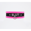 Love In Leather - Diamante Slut Collar | Pink