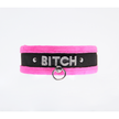 Love In Leather - Diamante Bitch Collar | Pink