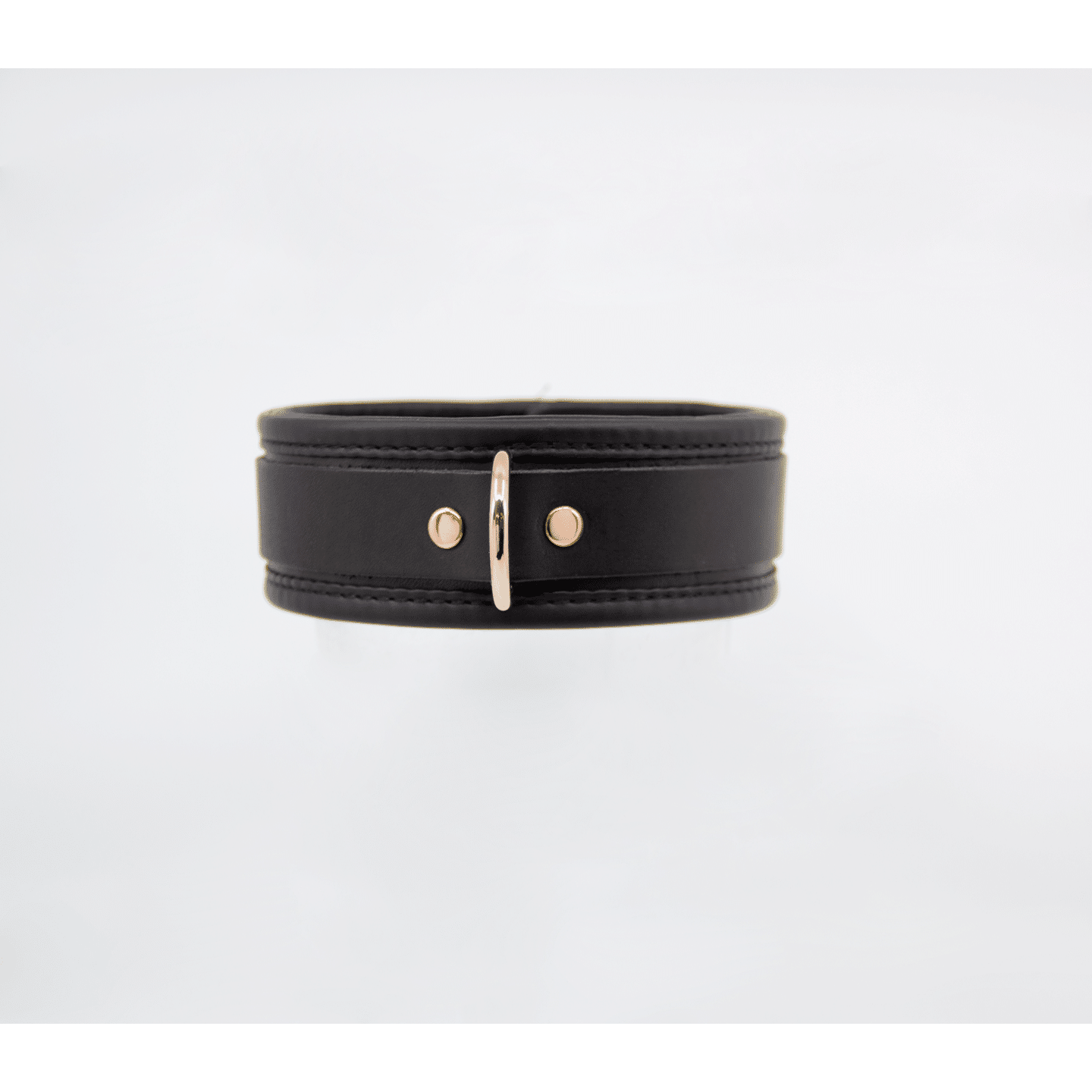 Love In Leather - Leather Collar | Rose Gold