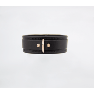 Love In Leather - Leather Collar | Rose Gold