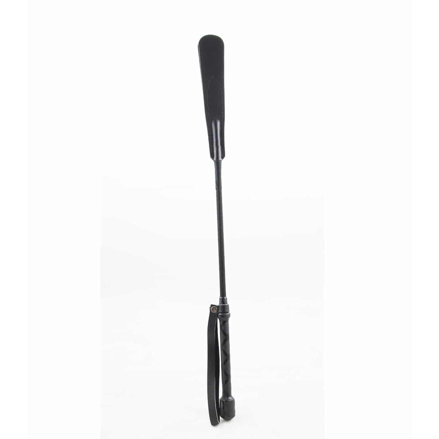Love In Leather - Split Leather Slapper Riding Crop | Black