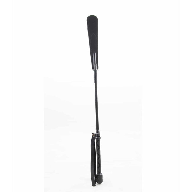 Love In Leather - Split Leather Slapper Riding Crop | Black