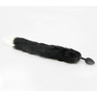 Love In Leather - Foxtail Butt Plug | Medium Black