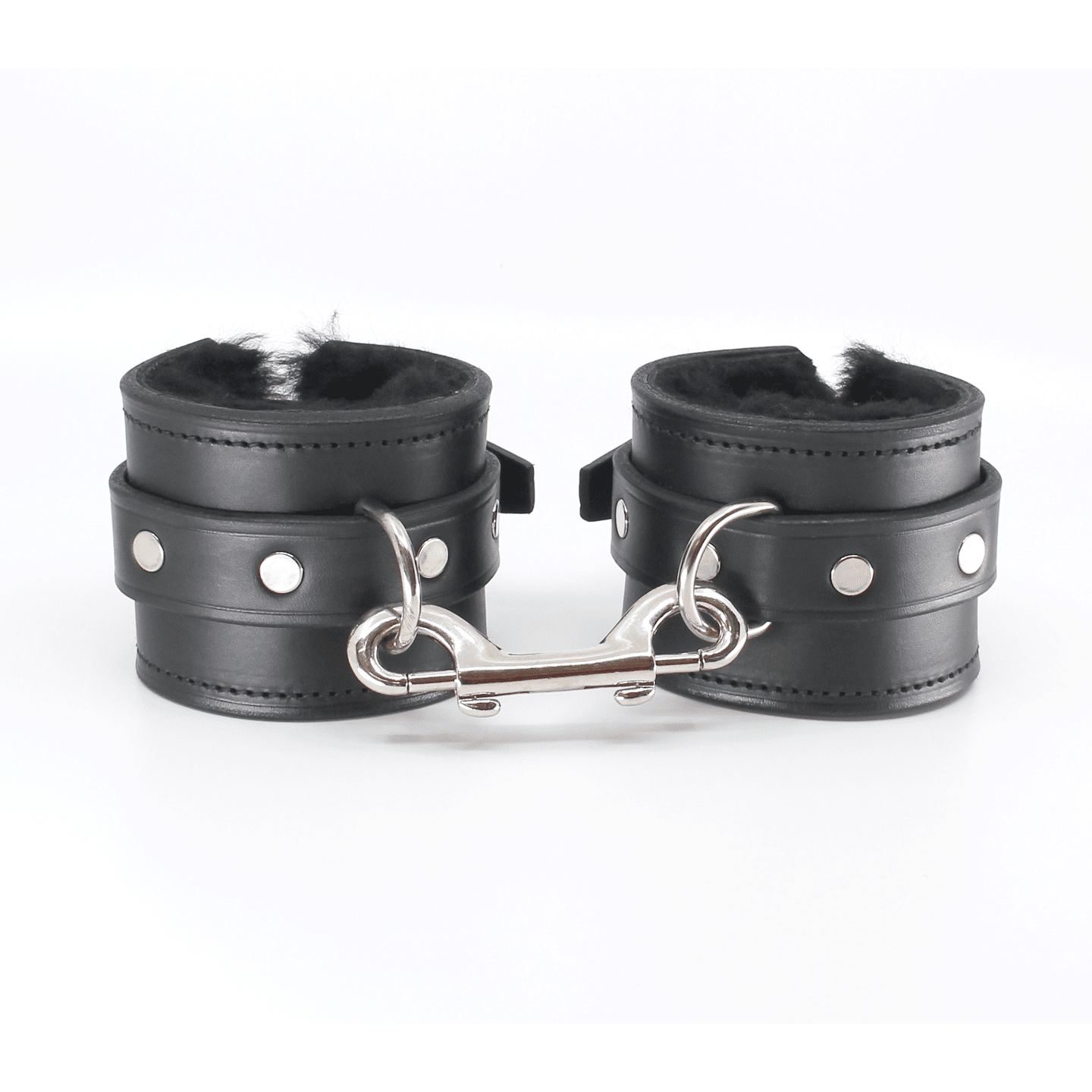 Love In Leather - Sheepskin Lined Leather Wrist Restraints | Australian Made