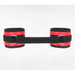 Love In Leather - Satin Wrist Restraints | Red