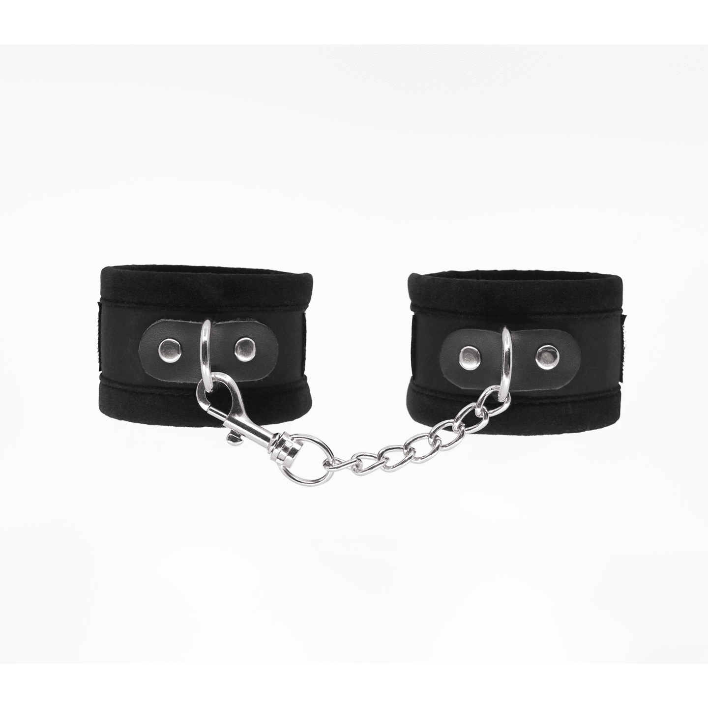 Love In Leather - Velveteen Wrist Restraints | Black