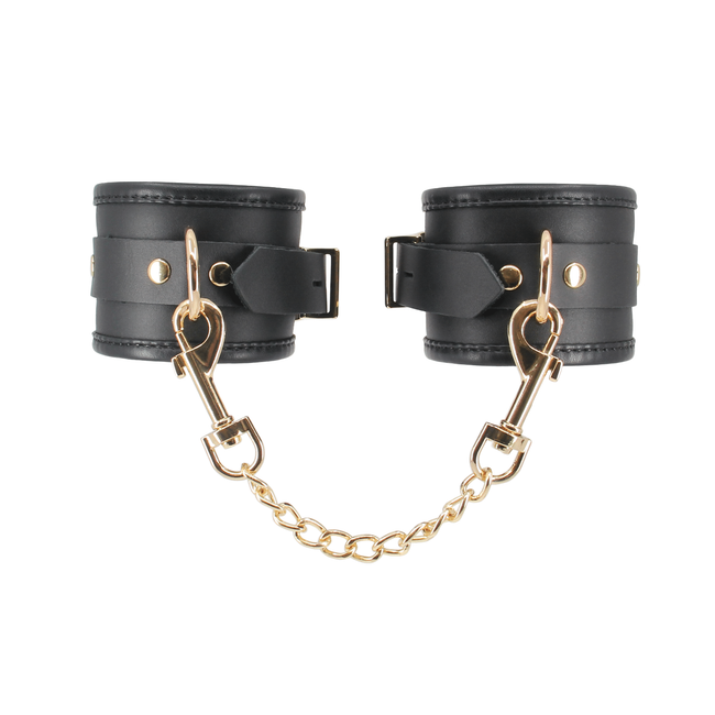 Love In Leather - Padded Leather Wrist Restraints | Rose Gold