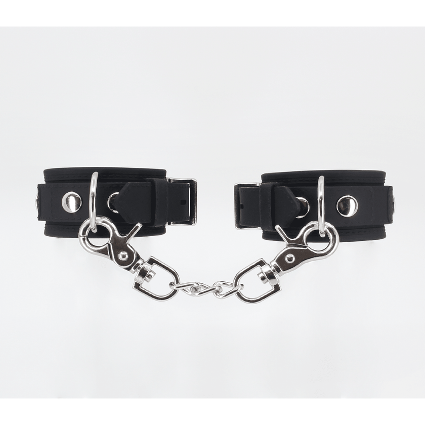 Love In Leather - Silicone Wrist Restraints | Buckle Closure