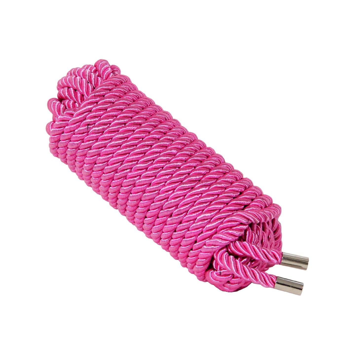 Love In Leather - 10m Silk Cotton Rope | Hot Pink