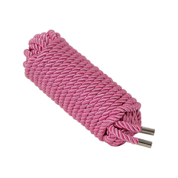 Love In Leather - 10m Silk Cotton Rope | Pink
