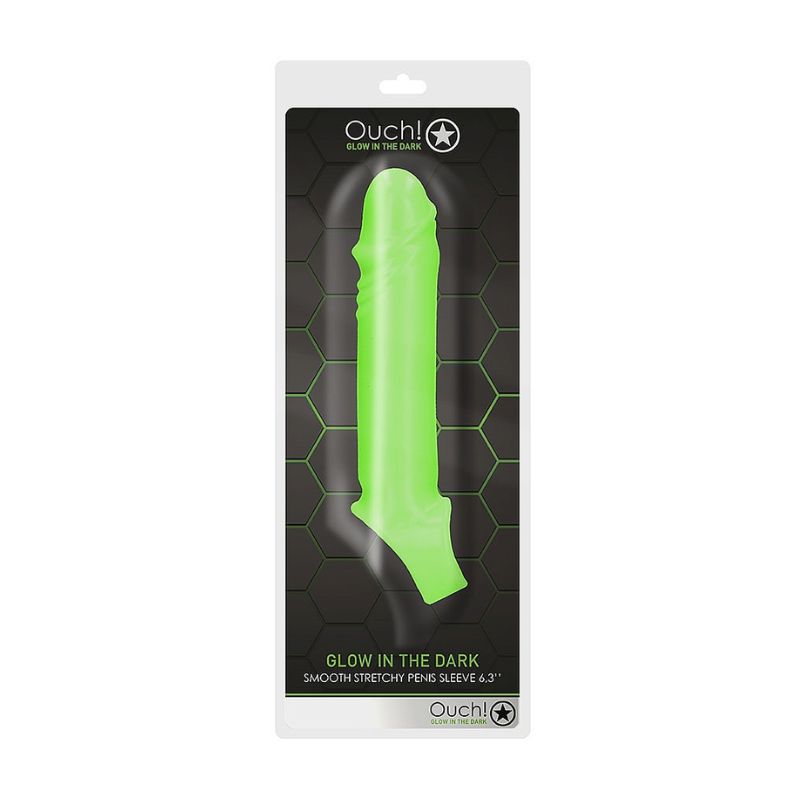 Ouch! Glow-In-The-Dark - Stretchy Penis Sleeve | Assorted Styles
