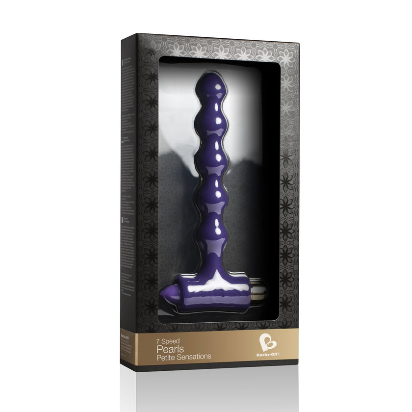 Rocks Off - Purple Petite Sensations Pearls | Vibrating