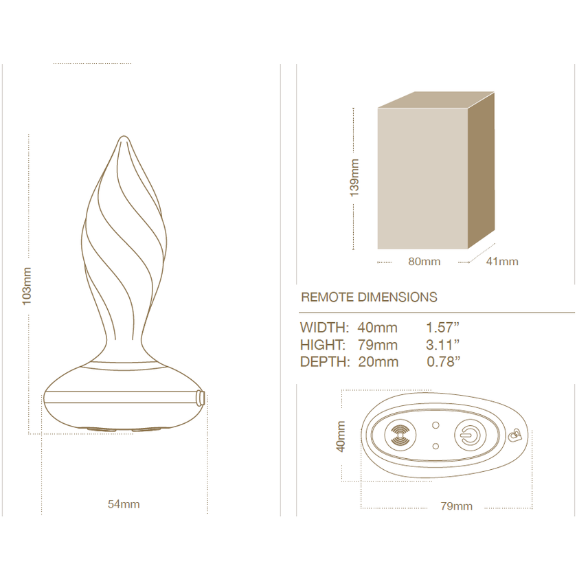 Rocks Off - Petite Sensations Desire| Purple Remote Control Plug