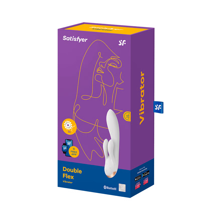 Satisfyer – Double Flex App Connect| Rabbit Vibrator