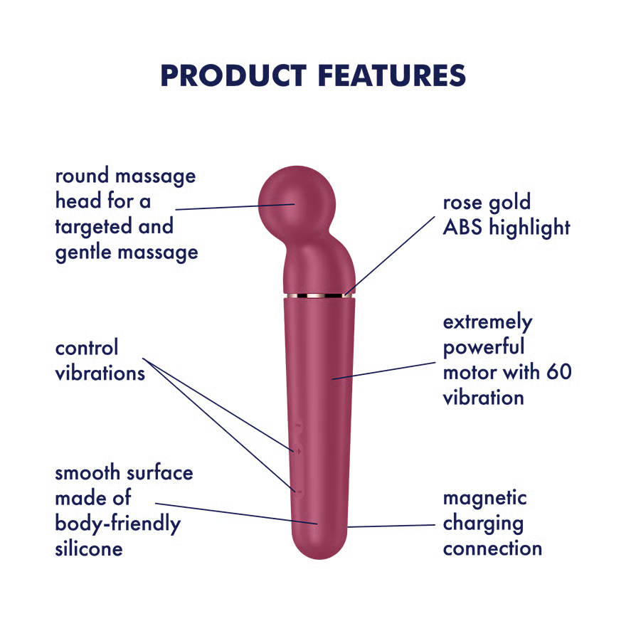 Satisfyer – Planet Wand-er Berry | Full-Body Massager & Vibrator