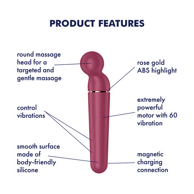 Satisfyer – Planet Wand-er Berry | Full-Body Massager & Vibrator