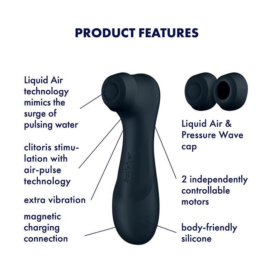 Satisfyer – Pro 2 Gen 3 App Control Black | Clitoral Stimulator