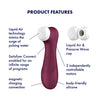 Satisfyer – Pro 2 Gen 3 App Control Wine Red | Clitoral Stimulator