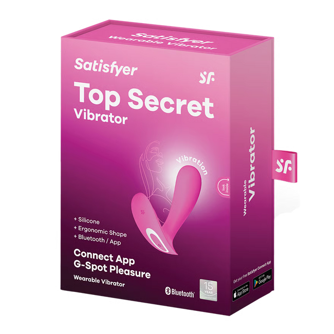 Satisfyer – Top Secret | App-Controlled Wearable G-Spot Vibrator