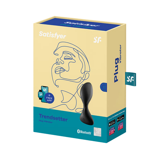 Satisfyer – Trendsetter Connect App Black | Vibrating Anal Plug