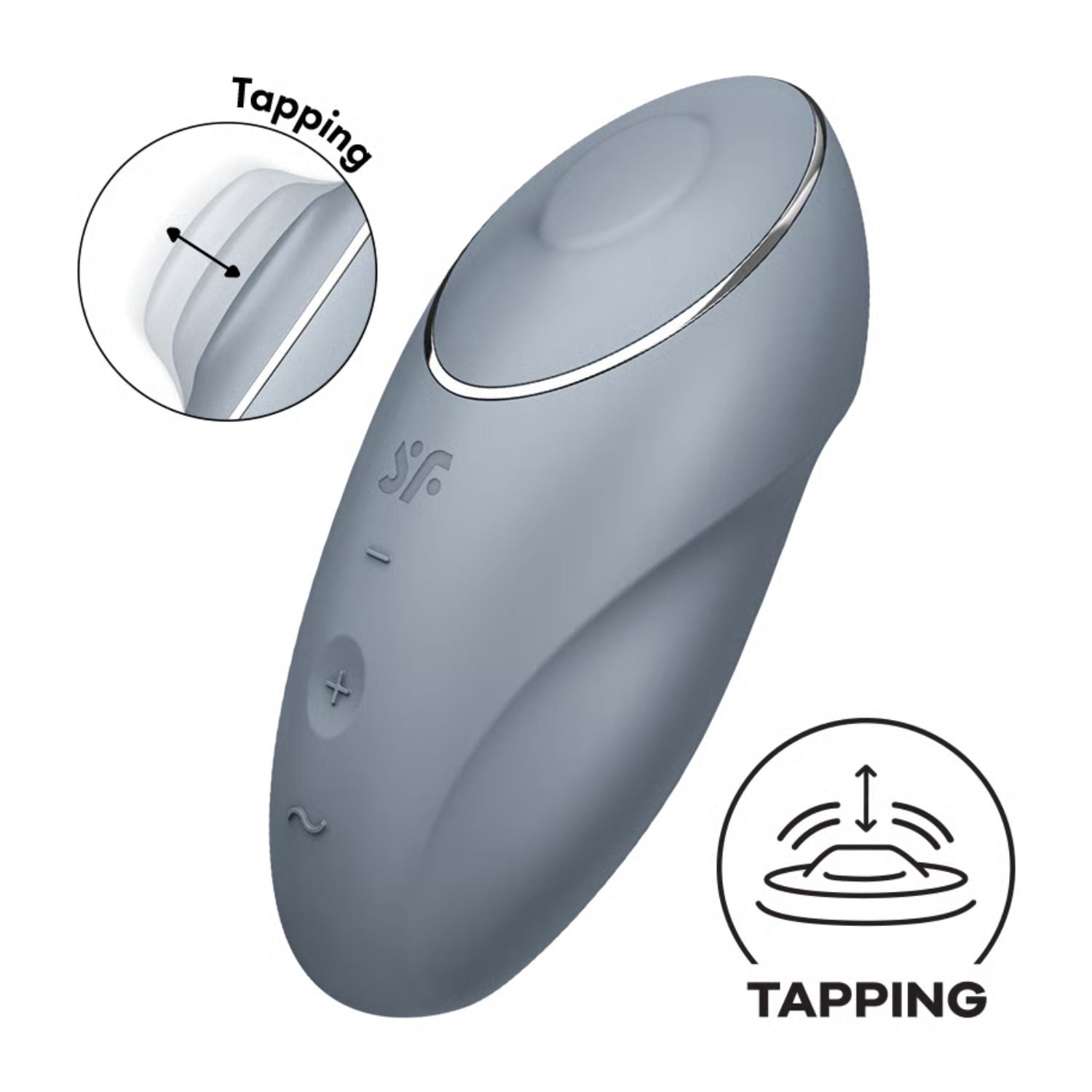 Satisfyer - Tap & Climax 1 | Lay-On Vibrator