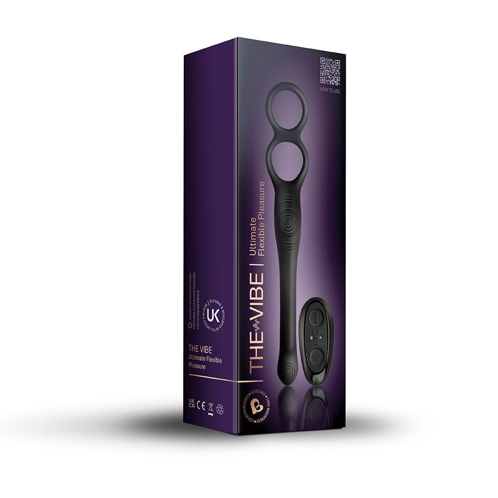 Rocks Off - The Vibe Cockring with Anal stimulator | Rechargeable