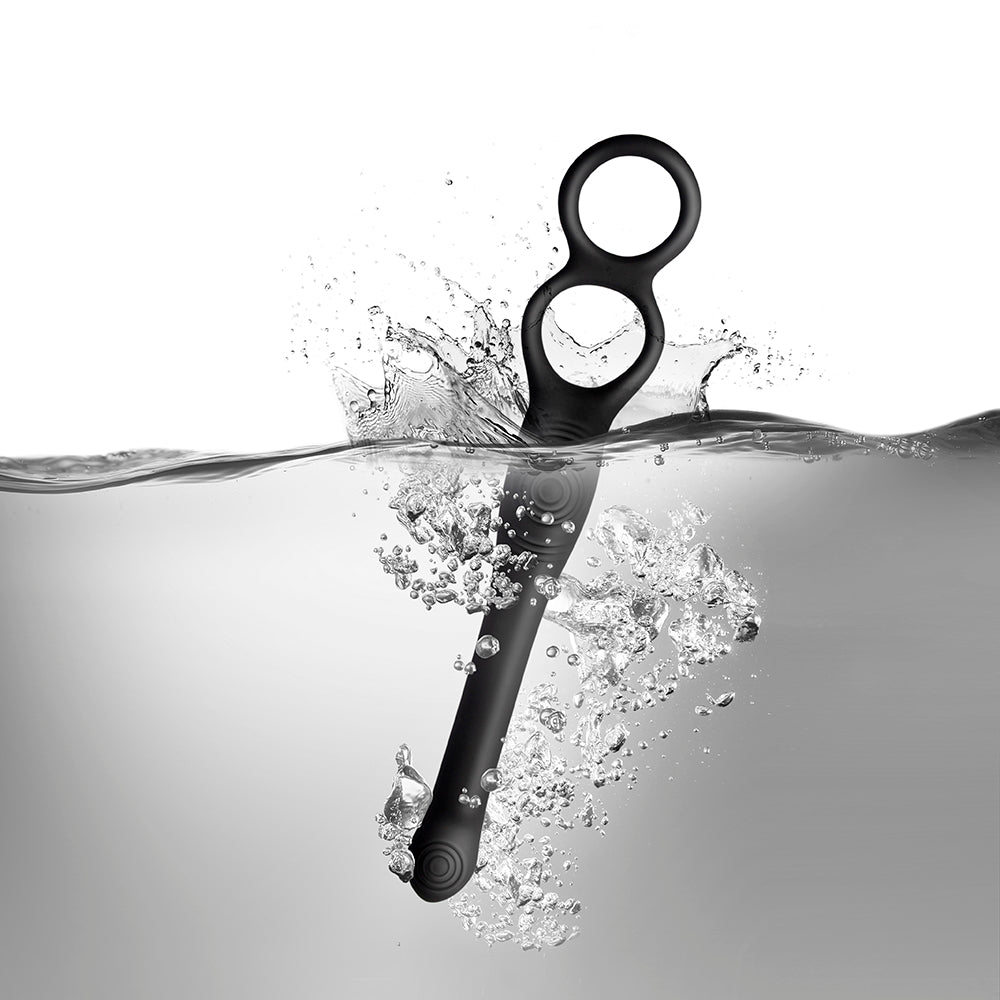 Rocks Off - The Vibe Cockring with Anal stimulator | Rechargeable