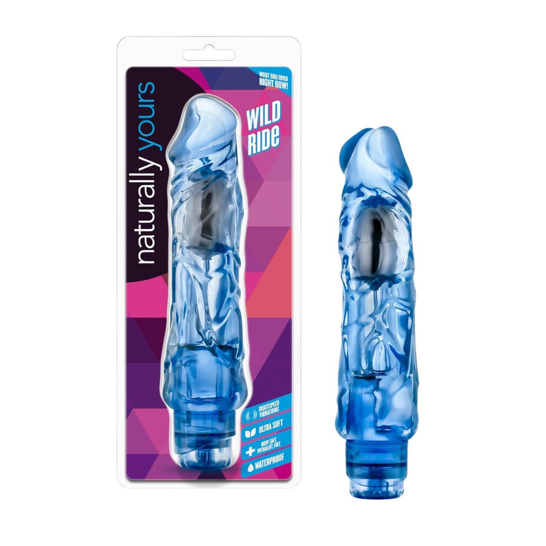 Wild Ride - Blue | Vibrating Dildo