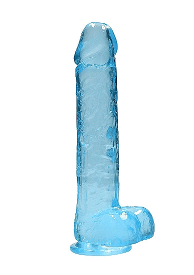 Real Rock - Crystal Clear Dildo 9" | Assorted Colours