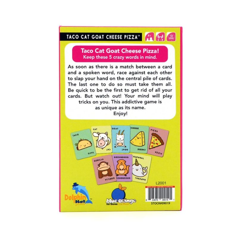 Taco Cat Goat Cheese Pizza | Card Game