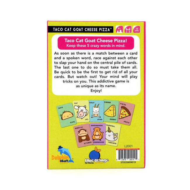 Taco Cat Goat Cheese Pizza | Card Game