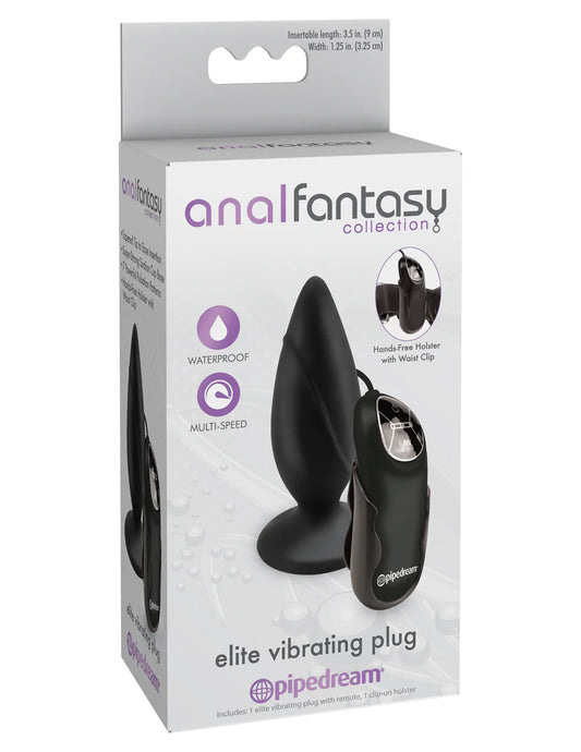 Anal Fantasy Collection - Elite Vibrating Plug | Black