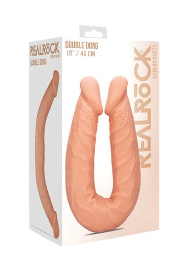 Real Rock- Double Dong | Assorted Colours 18"