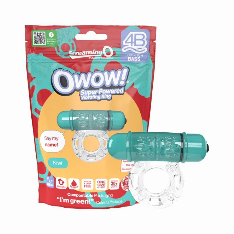 Screaming O - Owow Vibrating Cocking - Low Pitch Bass Vibrations | Assorted Colours
