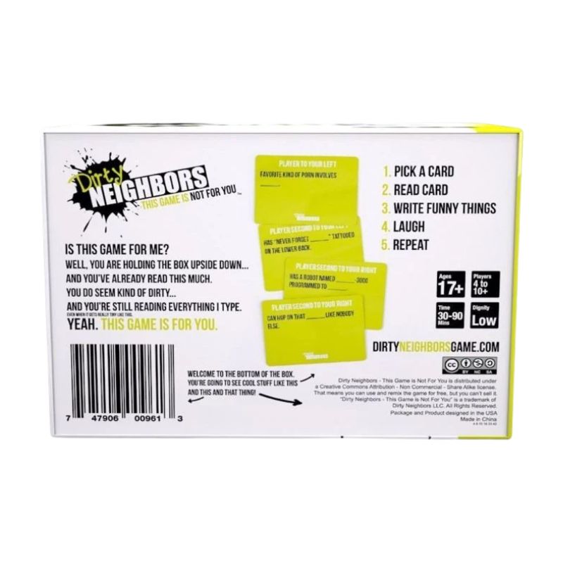 Dirty neighbors - Card Game
