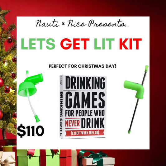 Lets Get Lit | Christmas Drinking Kit