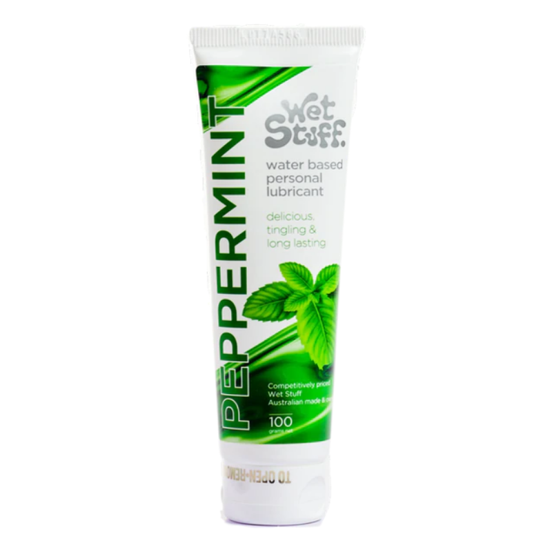 Wet Stuff - Peppermint 100g | Water Based Lubricant