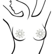 Sexy AF - Nipple Couture Crystals | Assorted Colours - Nipple Covers