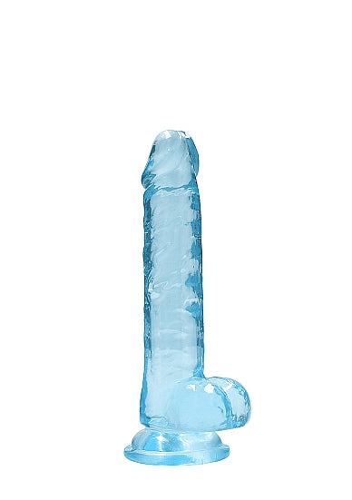 Real Rock - Crystal Clear Dildo 7" | Assorted Colours