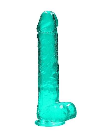 Real Rock - Crystal Clear Dildo 9" | Assorted Colours