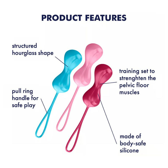 Satisfyer – Power Balls 3 Pc | Pelvic Floor Training Love Balls