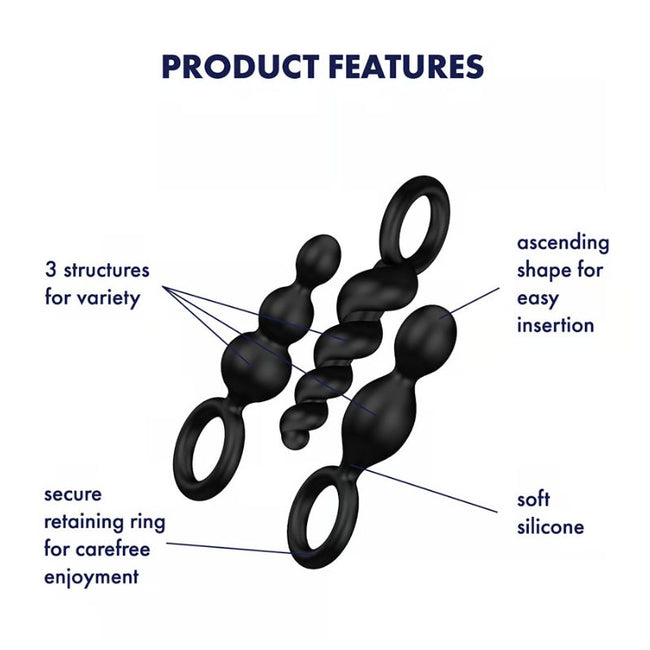 Satisfyer – Booty Call (3-Piece) | Anal Plug Training Set