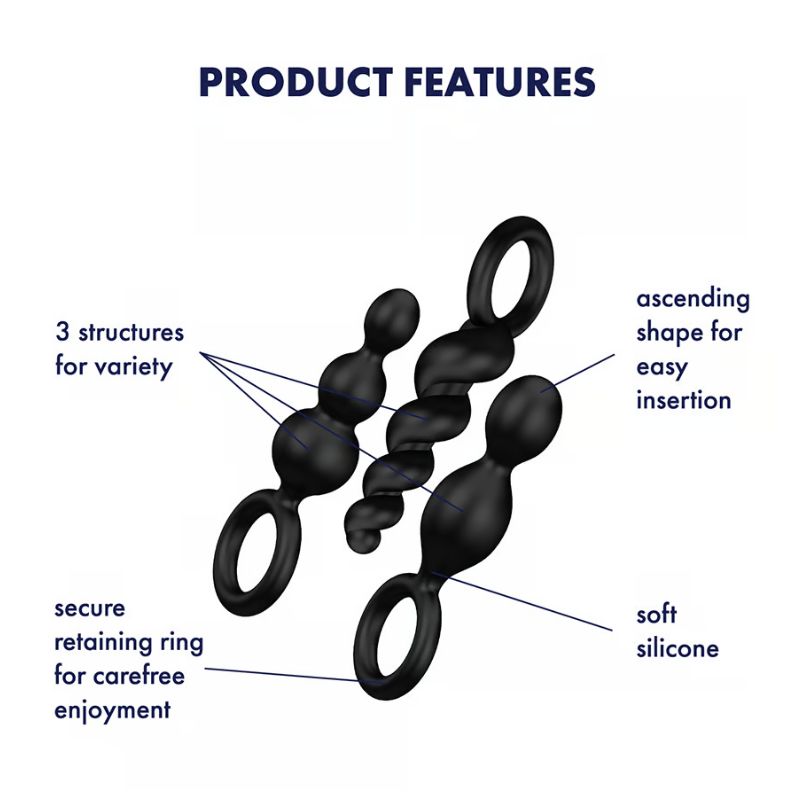 Satisfyer – Booty Call (3-Piece) | Anal Plug Training Set