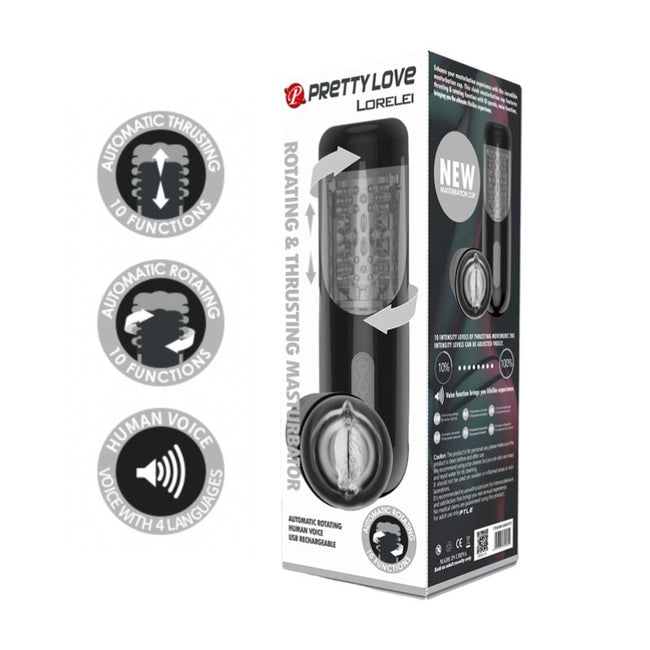 Pretty Love - Lorelei | Rotating & Thrusting Masturbator