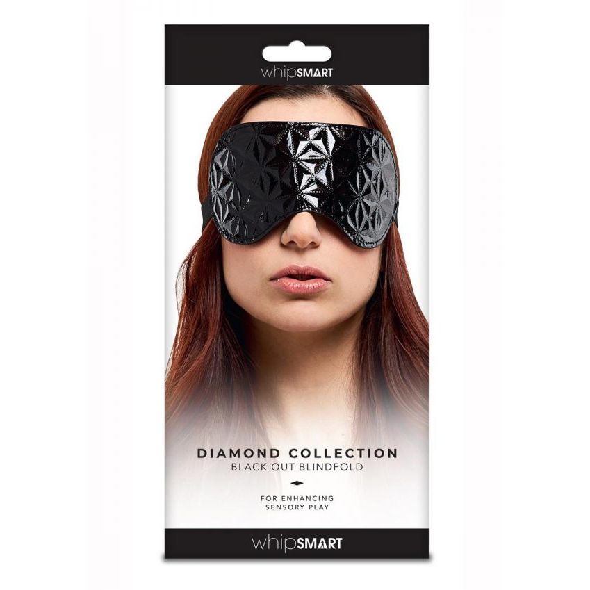 Whipsmart- Diamond Collection Blackout Blindfold | Black